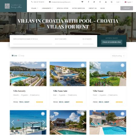 Izrada web stranice za turističke agencije