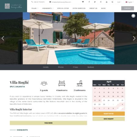 Izrada web stranice za turističke agencije