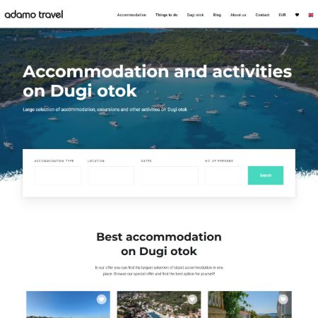 Izrada web stranice za turističke agencije