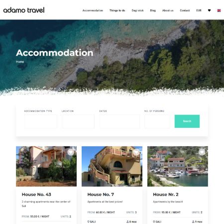 Izrada web stranice za turističke agencije