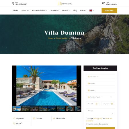 Izrada web stranice za turističke agencije