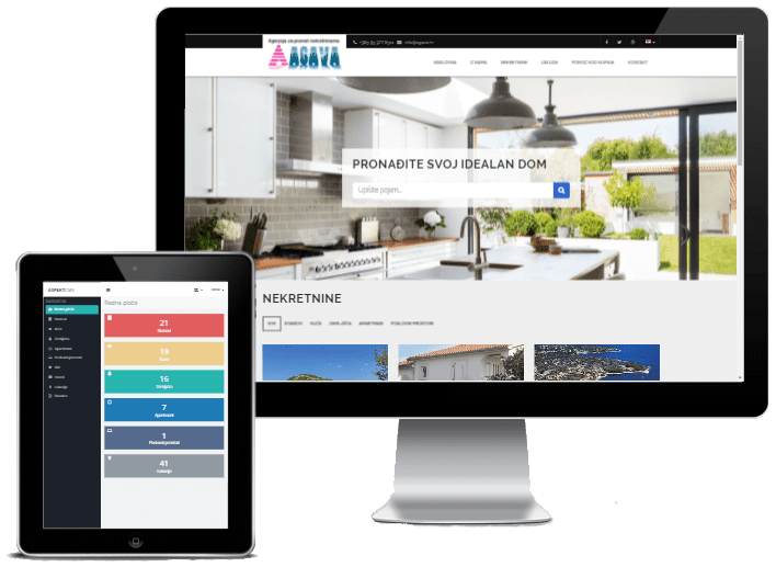 Izrada web stranice za nekretnine